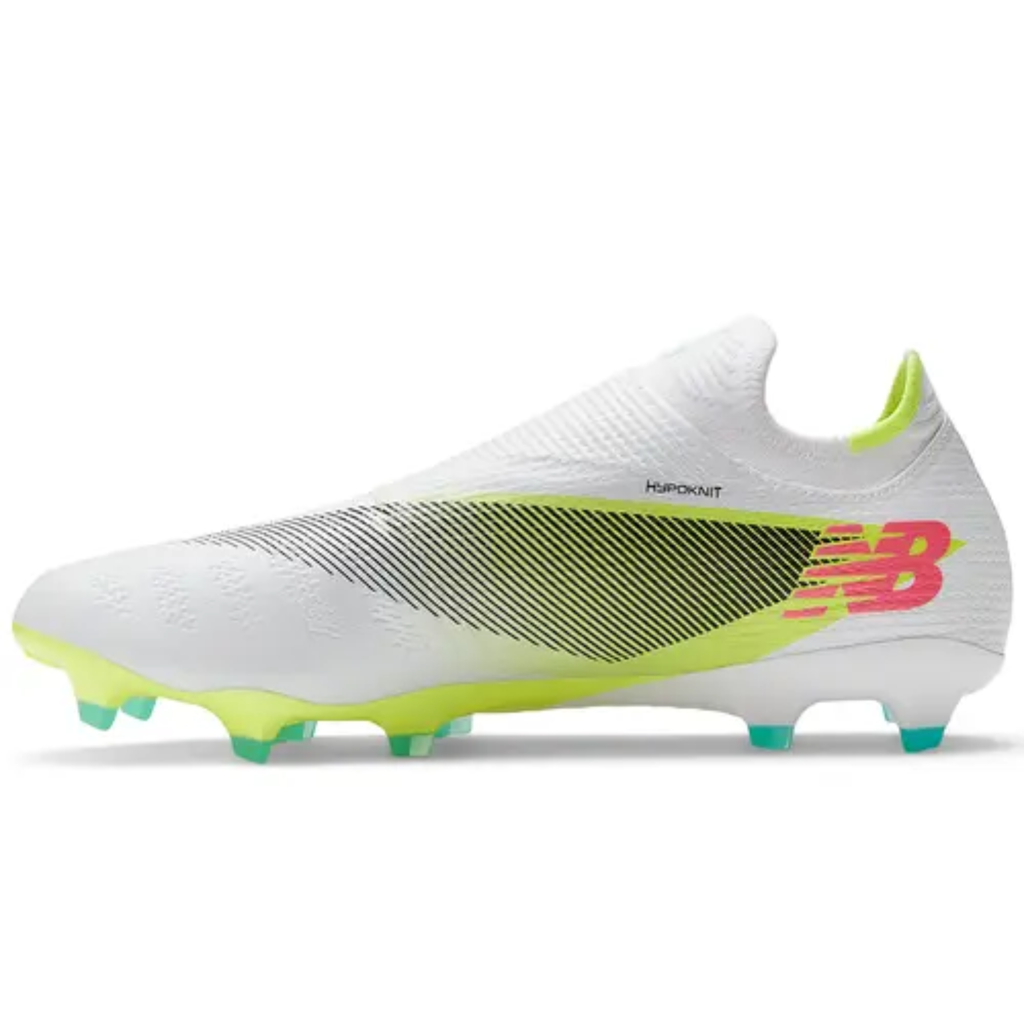 New Balance Furon Pro FG V7 White Hi-Lite Neon Pink