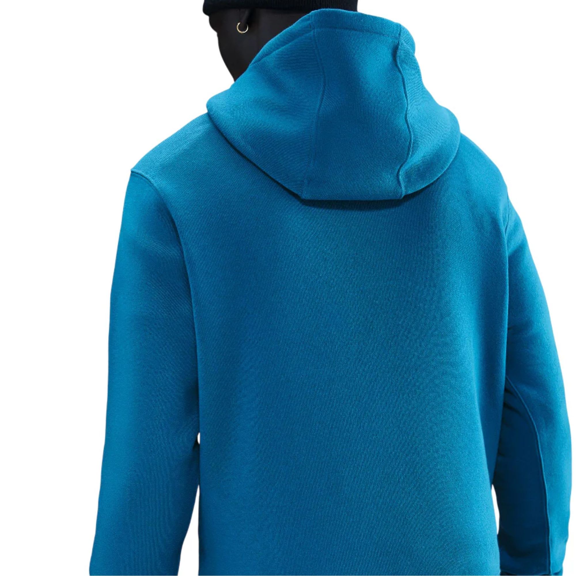 Nike Club Men's Pullover Fleece Hoodie Green Abyss
