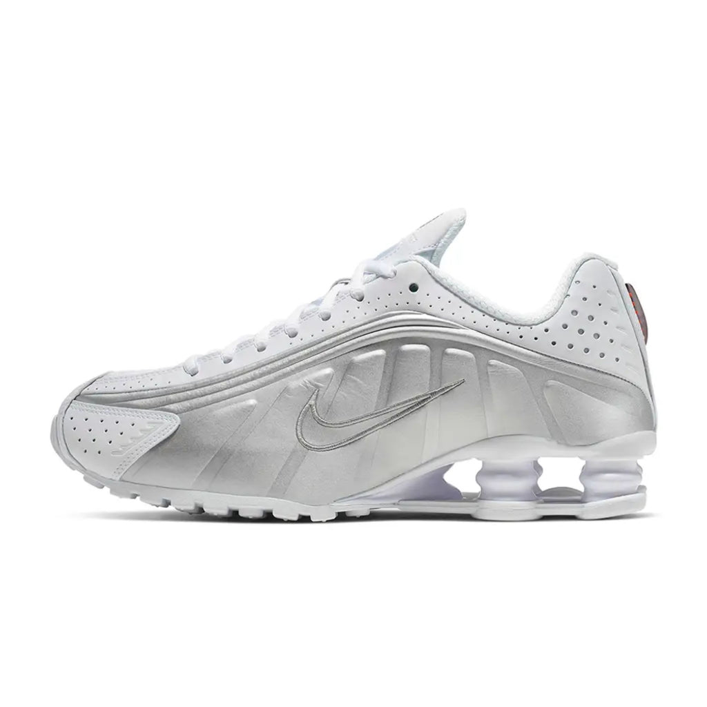 Nike Shox R4 White Metallic Silver (Women's)
