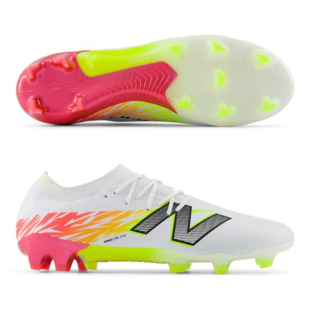 New Balance Furon Elite FG V8 White Energy Red Hi-Lite
