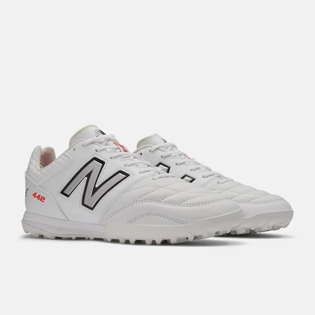 New Balance 442 Pro TF v2 White Black Team Red