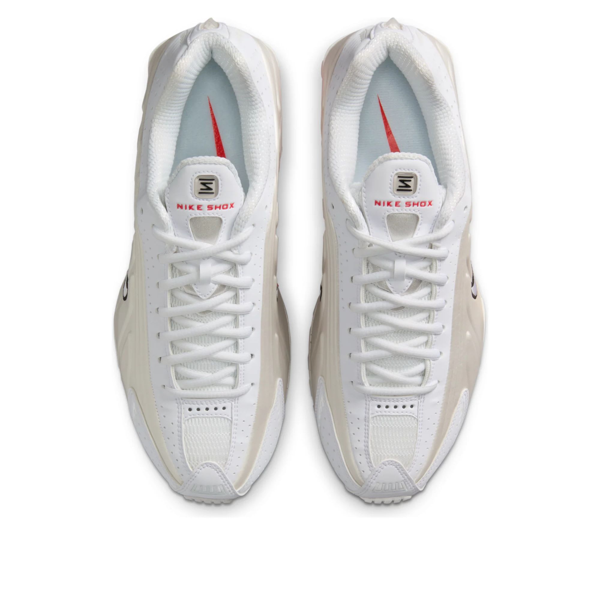 Nike Shox R4 White Phantom Picante Red (Women's)