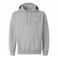 Nike Club Men's Pullover Fleece Hoodie Dark Grey Heather