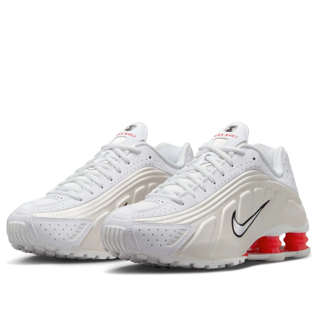 Nike Shox R4 White Phantom Picante Red (Women's)