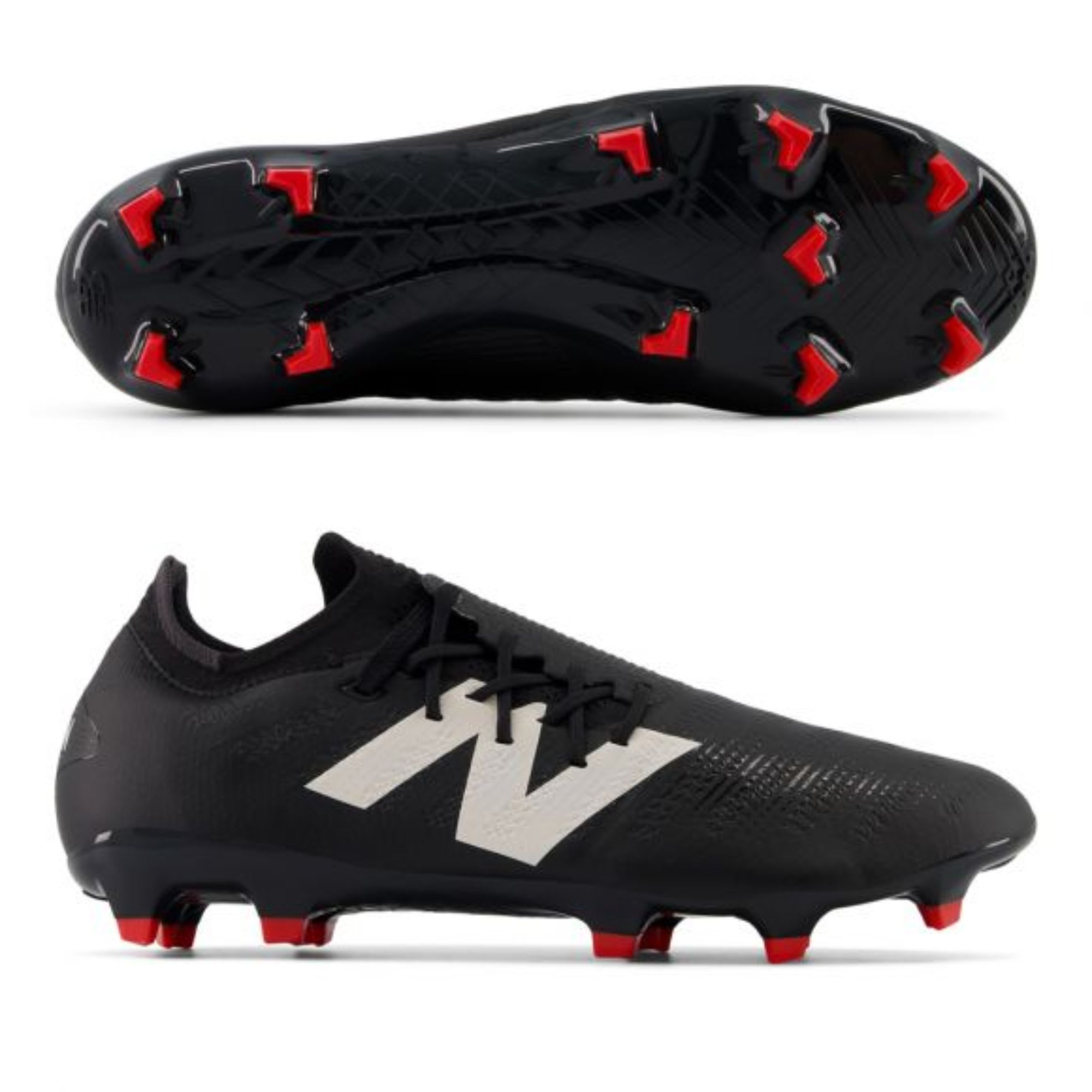 New Balance Furon Pro FG V7 Black White True Red