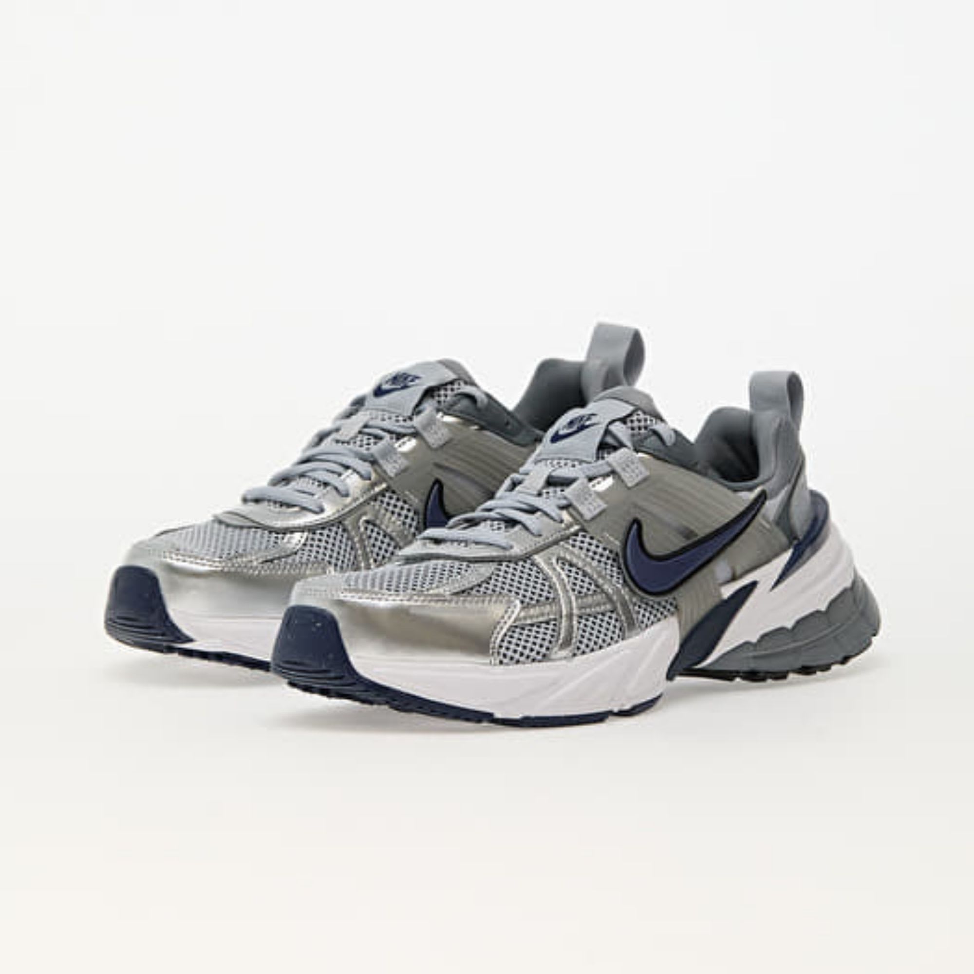 Nike V2K Run Wolf Grey Midnight Navy