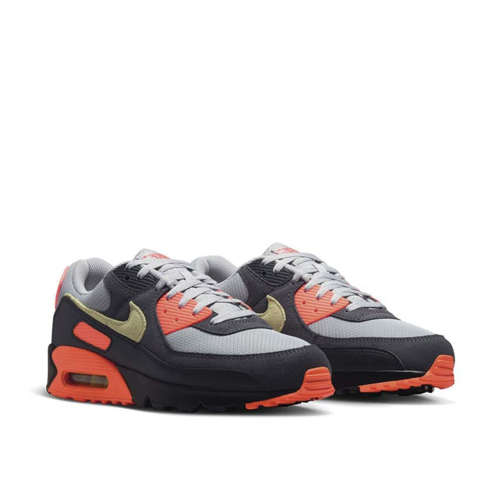 Nike Air Max 90 Light Smoke Grey Hyper Crimson Limelight