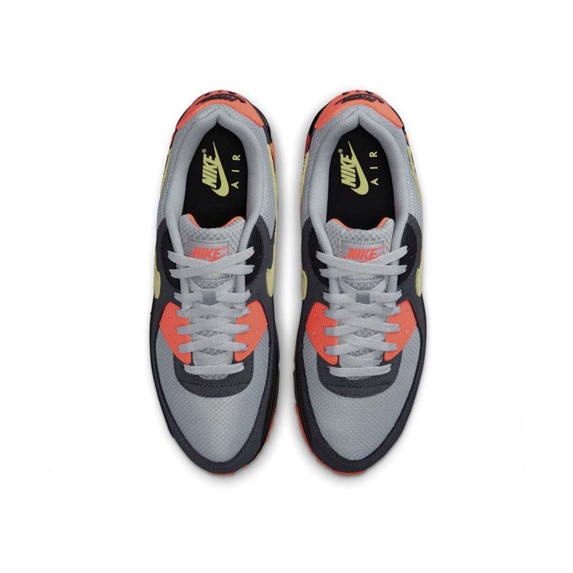 Nike Air Max 90 Light Smoke Grey Hyper Crimson Limelight