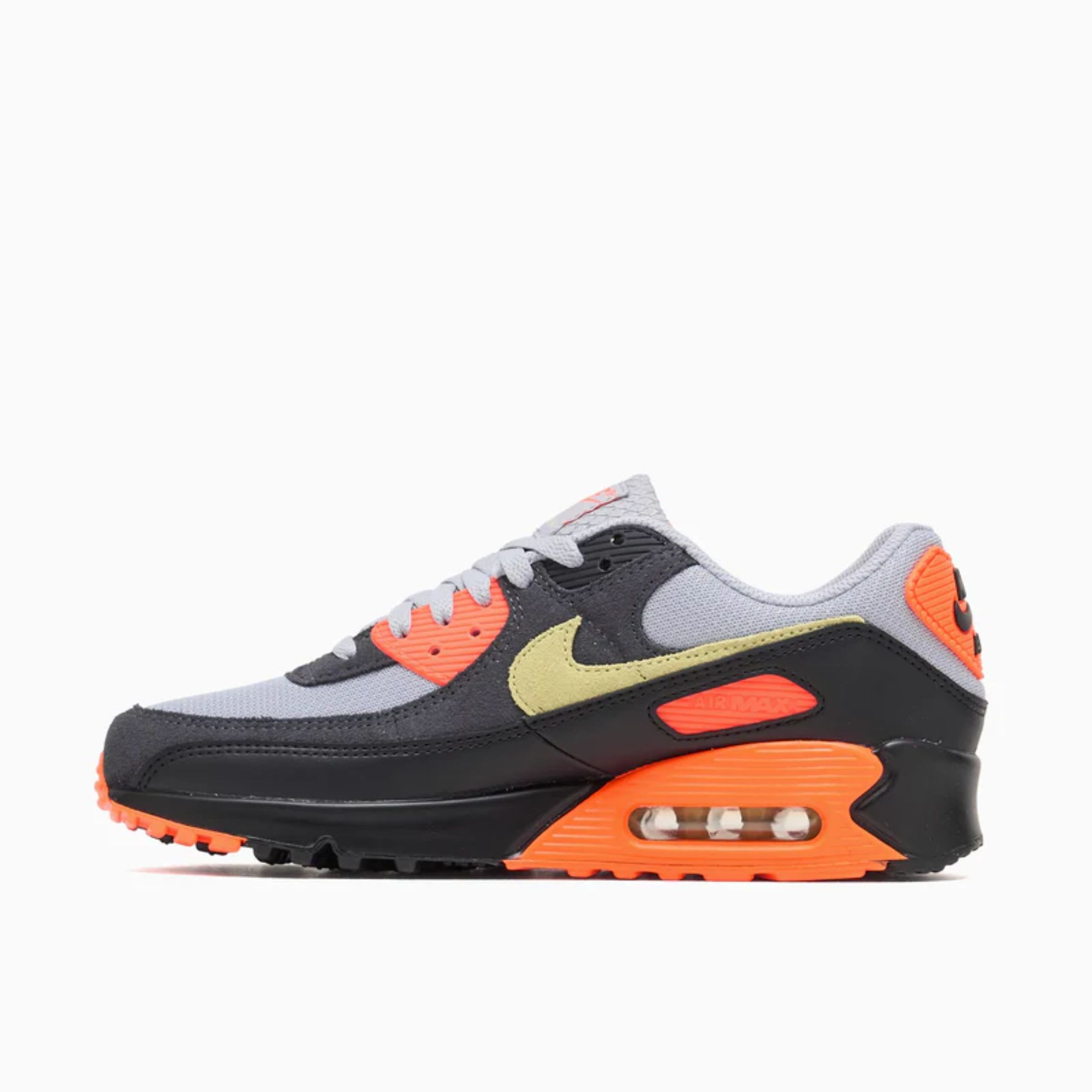 Nike Air Max 90 Light Smoke Grey Hyper Crimson Limelight
