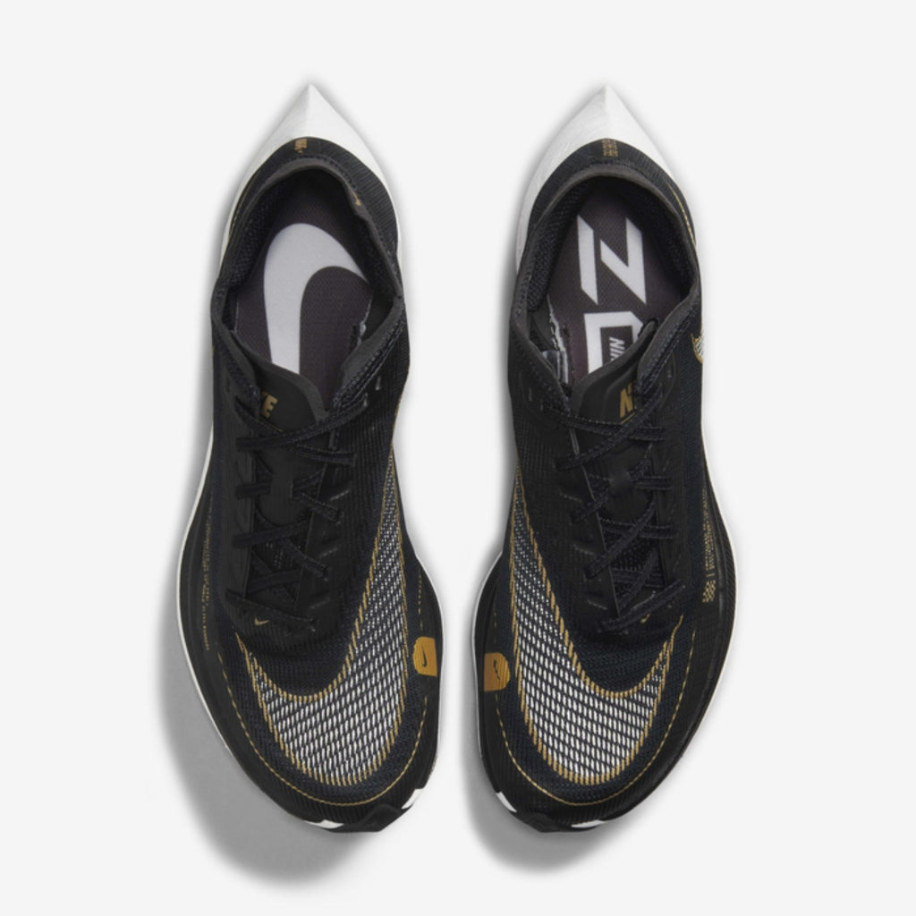 Nike ZoomX Vaporfly Next% 2 Black Metallic Gold Coin (Women's)