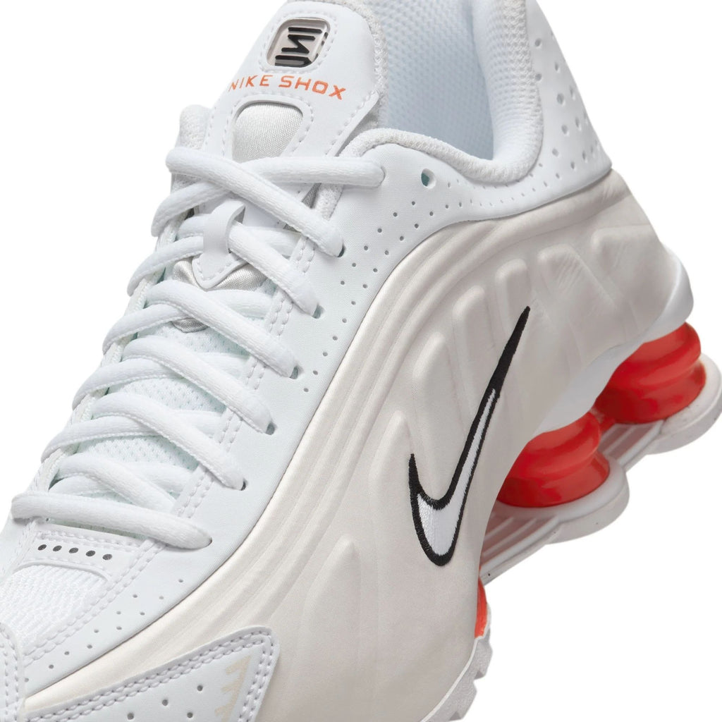 Nike Shox R4 White Phantom Picante Red (GS)