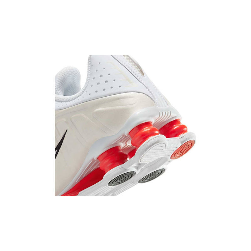 Nike Shox R4 White Phantom Picante Red (GS)