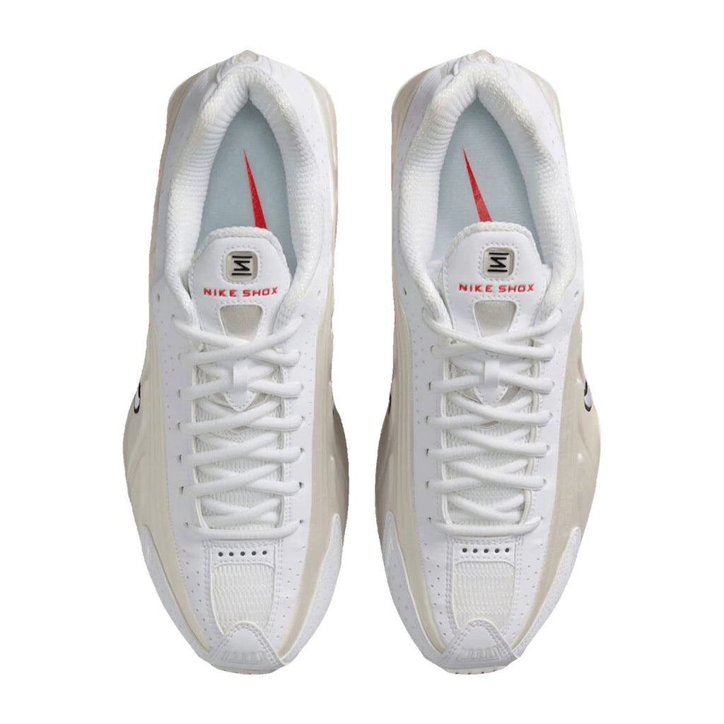 Nike Shox R4 White Phantom Picante Red (GS)