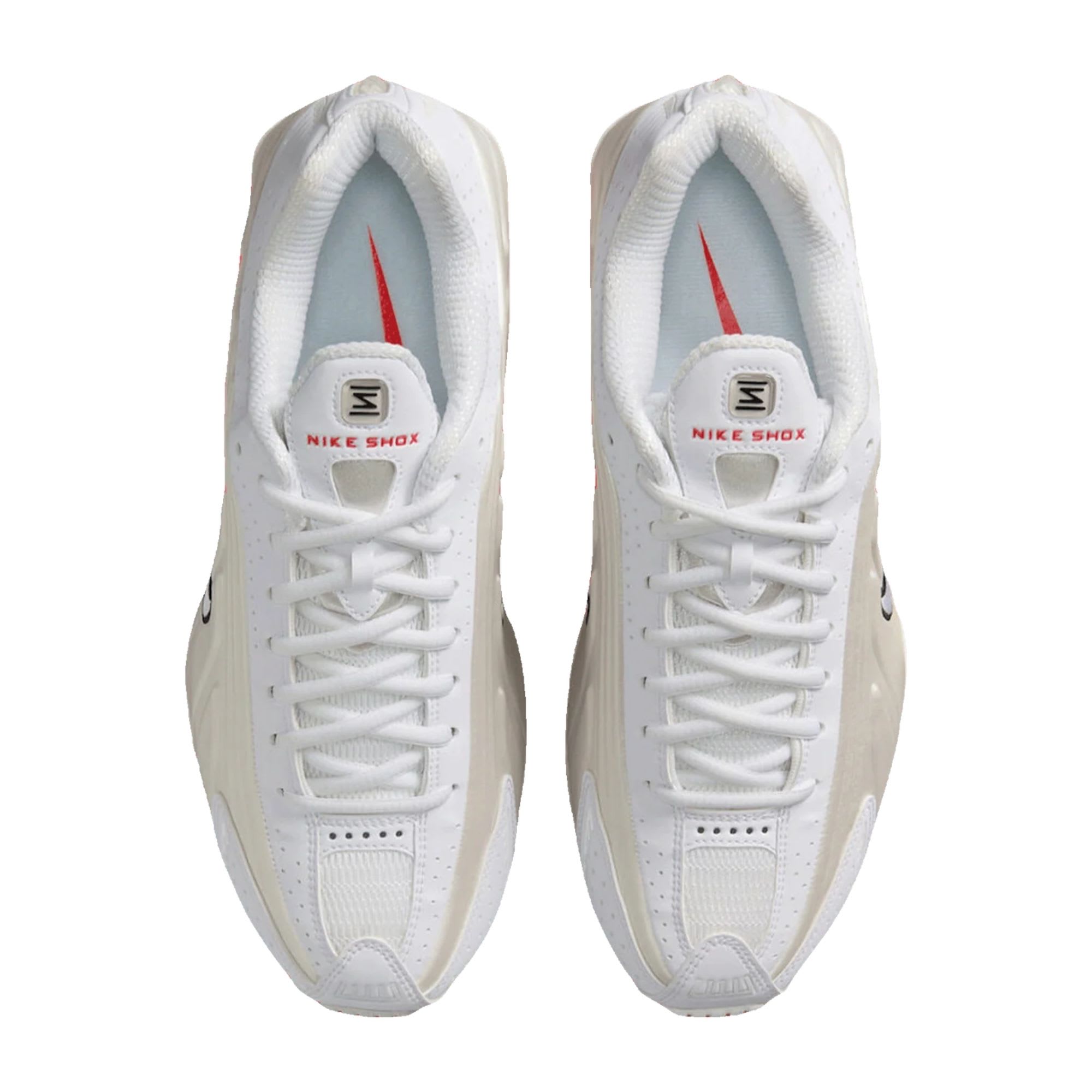 Nike Shox R4 White Phantom Picante Red (GS)