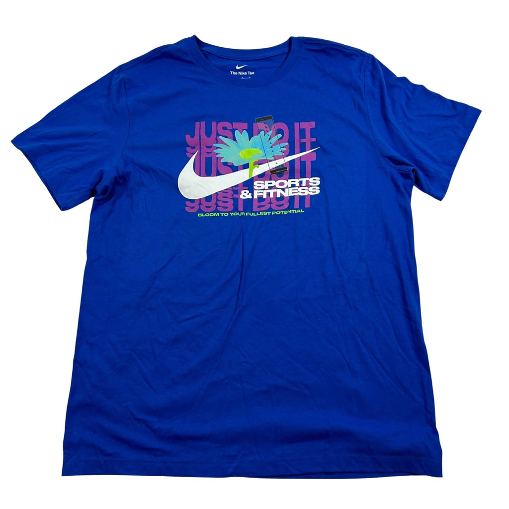 Nike Sportswear Men's Wild Card Graphic T-Shirt Blue