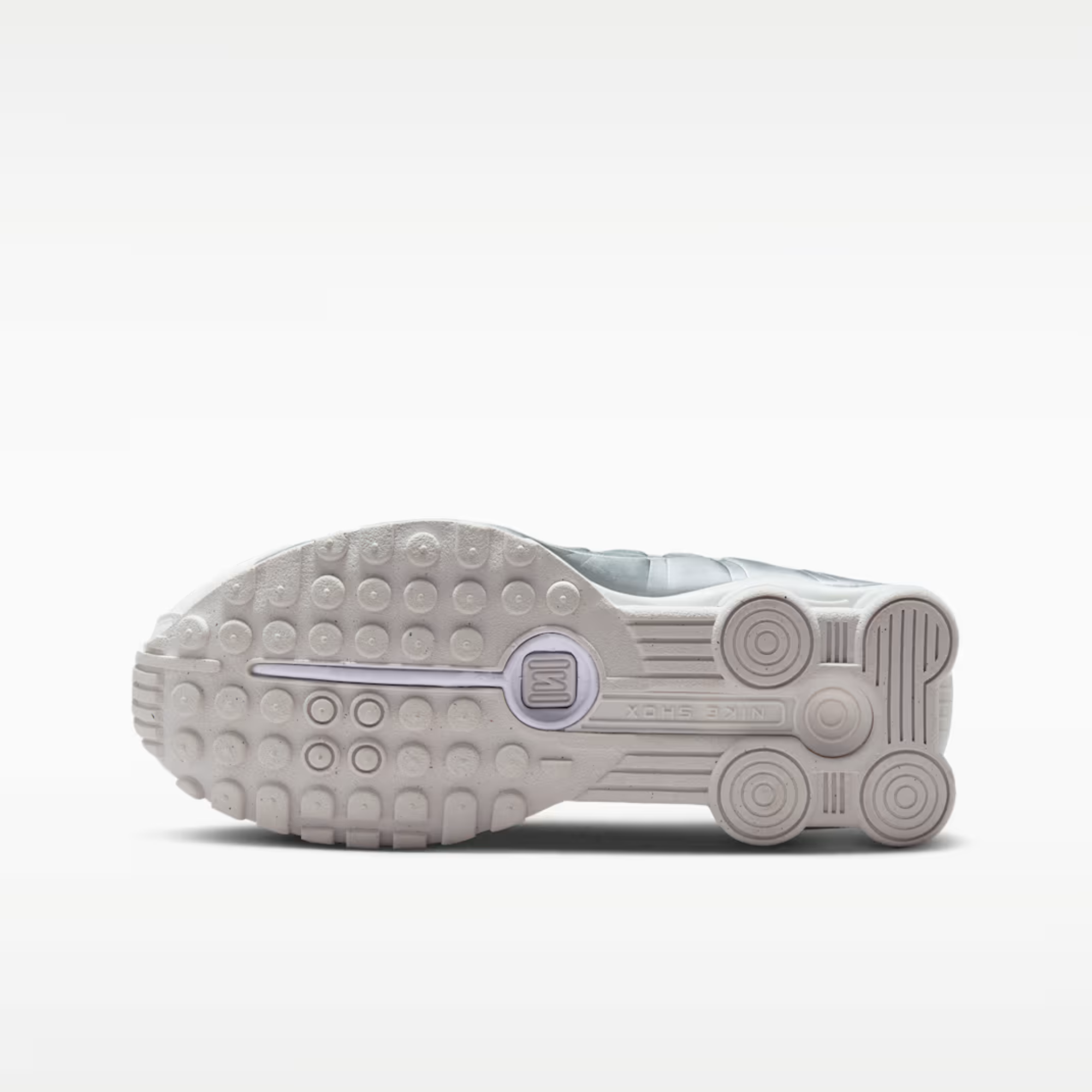 Nike Shox R4 White Bright Crimson Metallic Silver (GS)