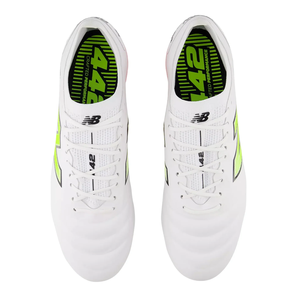 New Balance 442 Elite FG v2 White Energy Red Hi-Lite