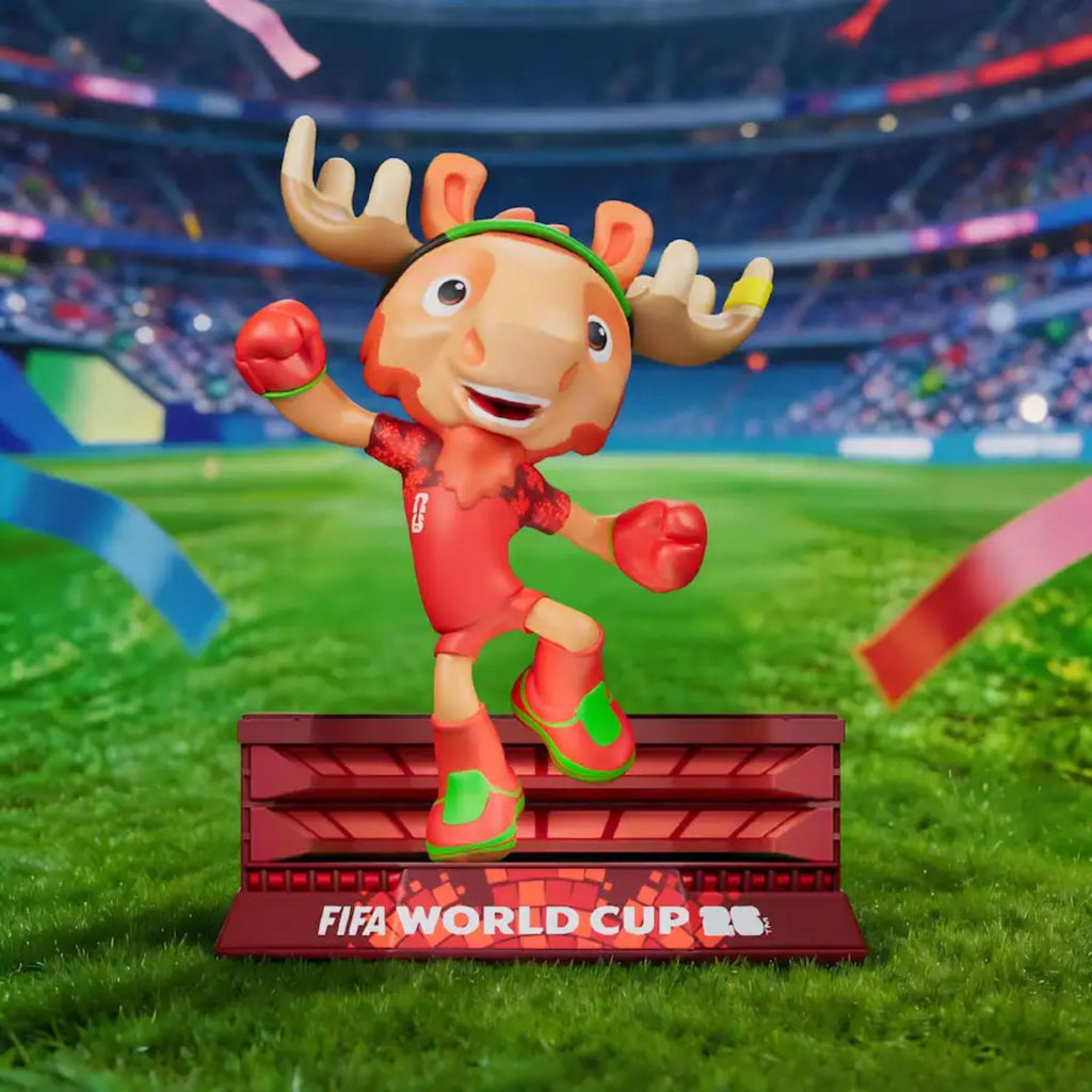 FIFA - 2026 World Cup Official Licensed Mascot Figurines Set of 3 (Maple, Zayu & Clutch), Collectable Soccer Figures, 3" Tall - Multicolor