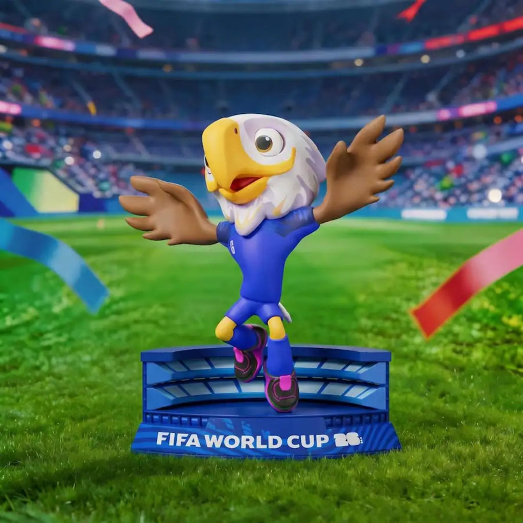 FIFA - 2026 World Cup Official Licensed Mascot Figurines Set of 3 (Maple, Zayu & Clutch), Collectable Soccer Figures, 3" Tall - Multicolor