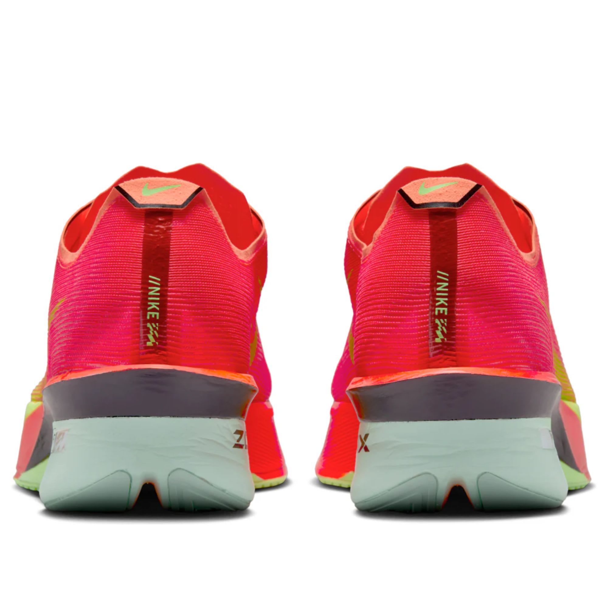 Nike ZoomX Vaporfly Next% 4 Bright Crimson Mint Foam Cave Purple Lime Blast