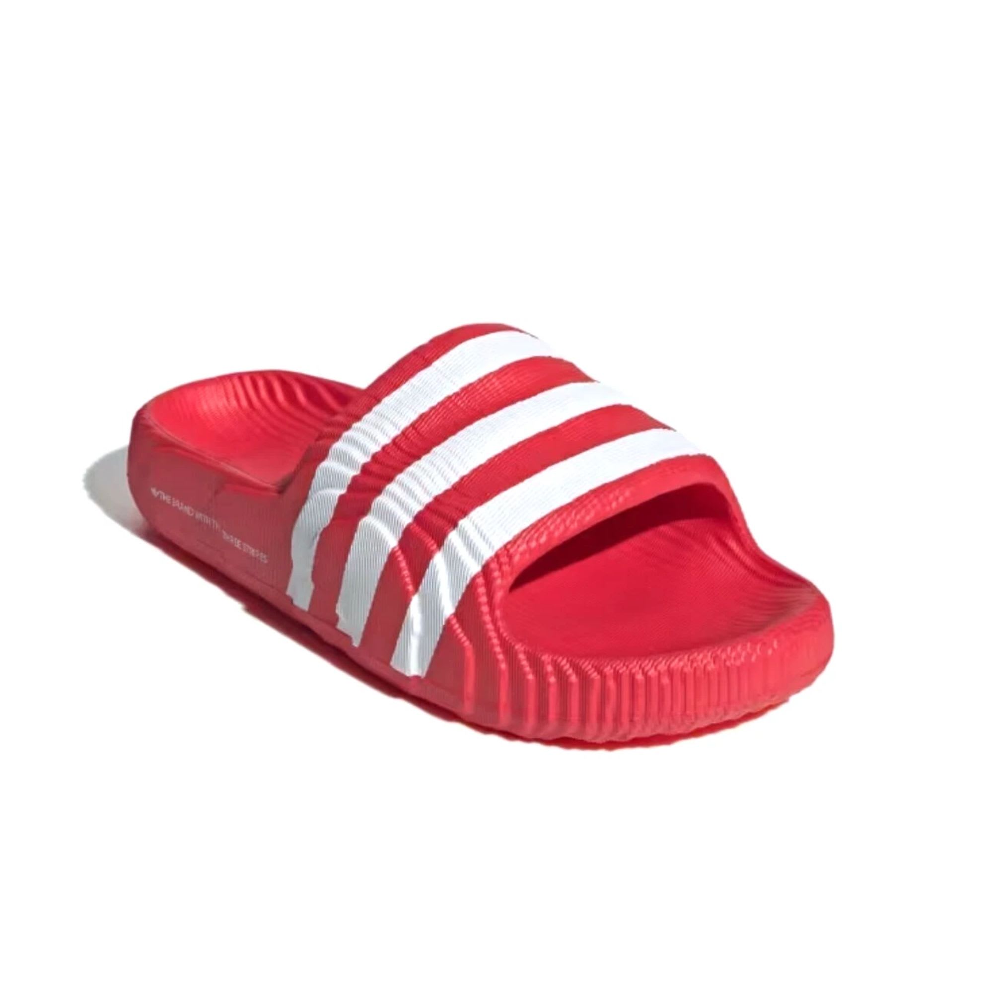 adidas Adilette 22 Slides Better Scarlet Cloud White