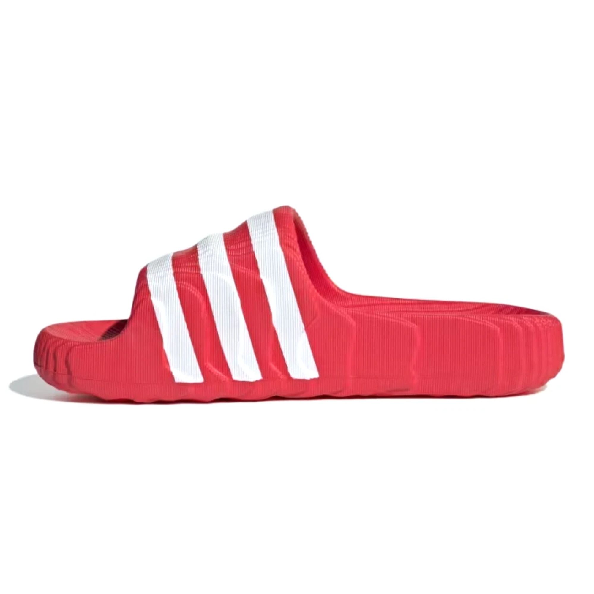 adidas Adilette 22 Slides Better Scarlet Cloud White