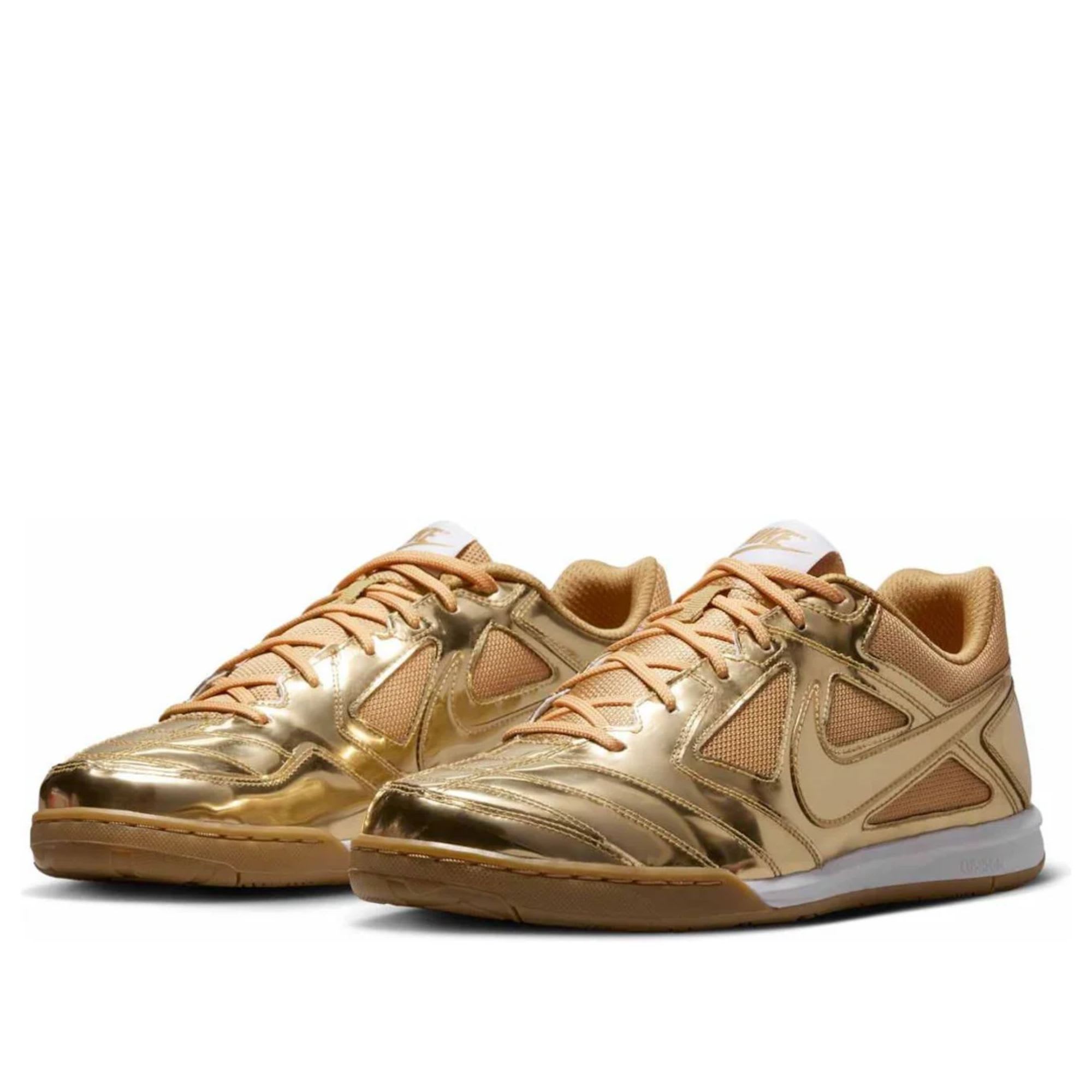 Nike Gato LV8 Metallic Gold White Gum Light Brown