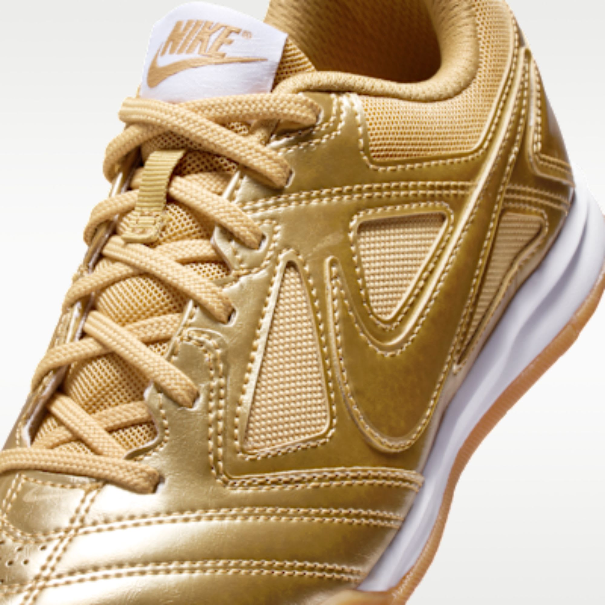Nike Gato LV8 Metallic Gold White Gum Light Brown
