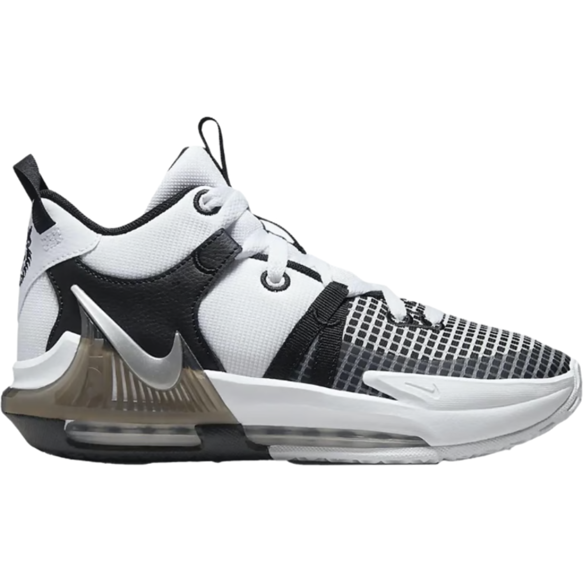 Nike LeBron Witness 7 White Black (GS)
