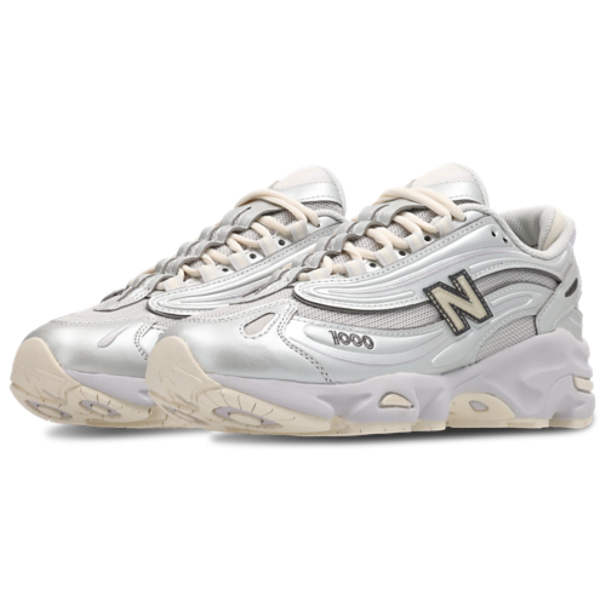 New Balance 1000 Light Silver White