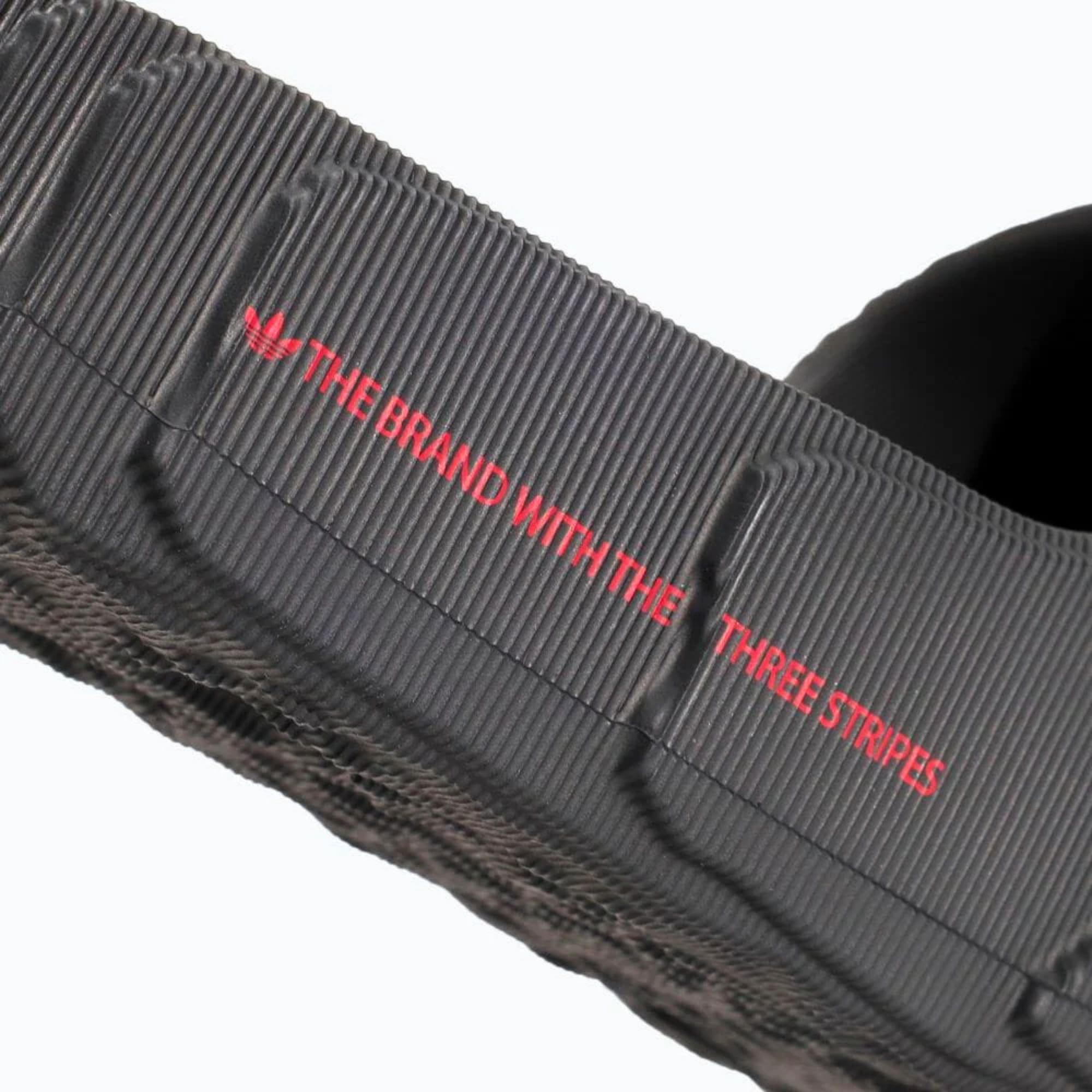 adidas Adilette 22 Slides Black Scarlet