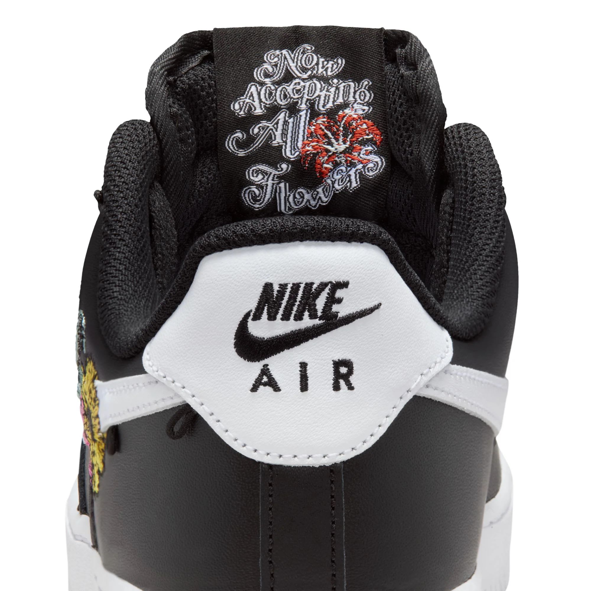 Nike Air Force 1 Low Premium Now Accepting All Flowers Black (Women's)