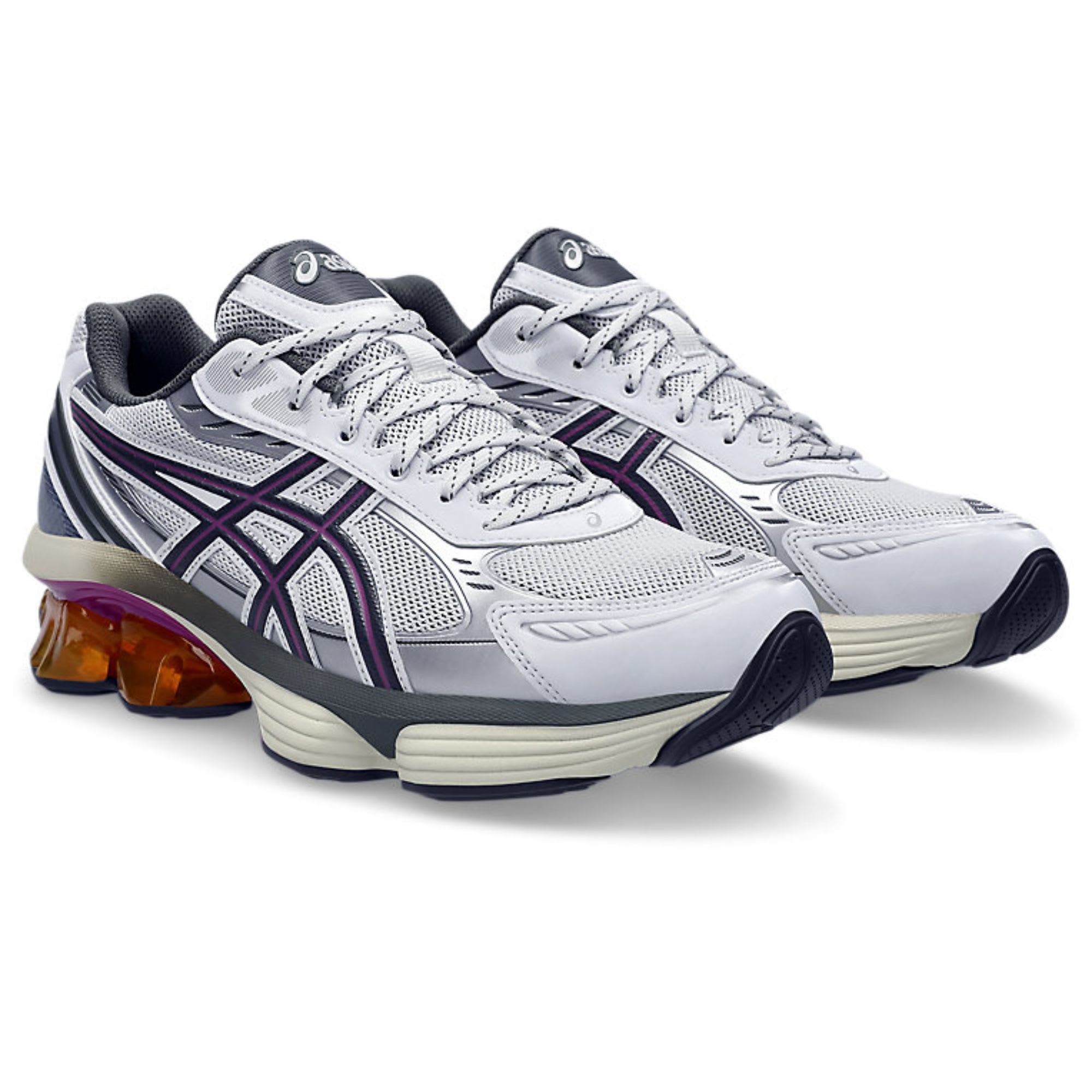 ASICS Gel-Kinetic Fluent White Truffle Grey