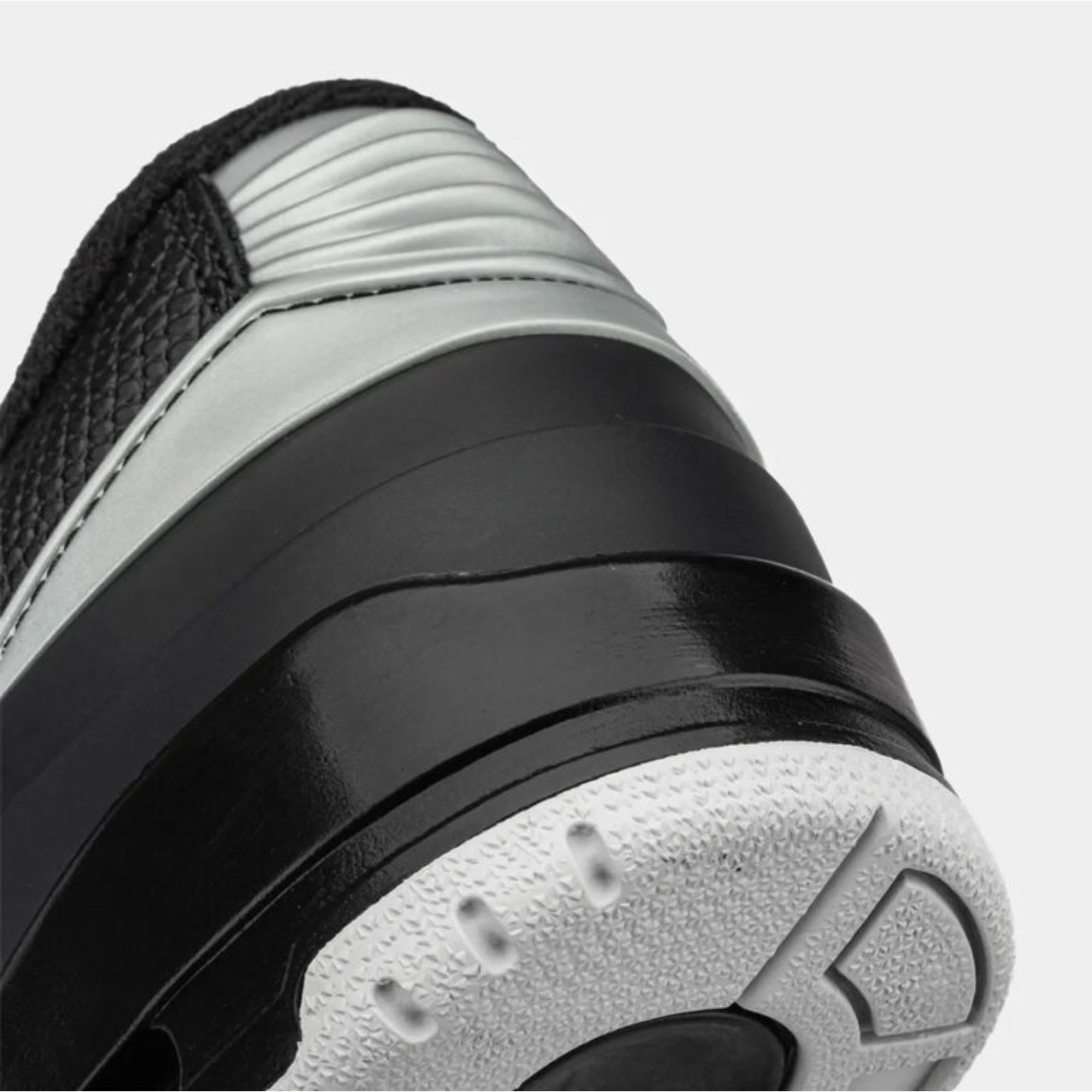 Jordan 2/3 Black Metallic Silver