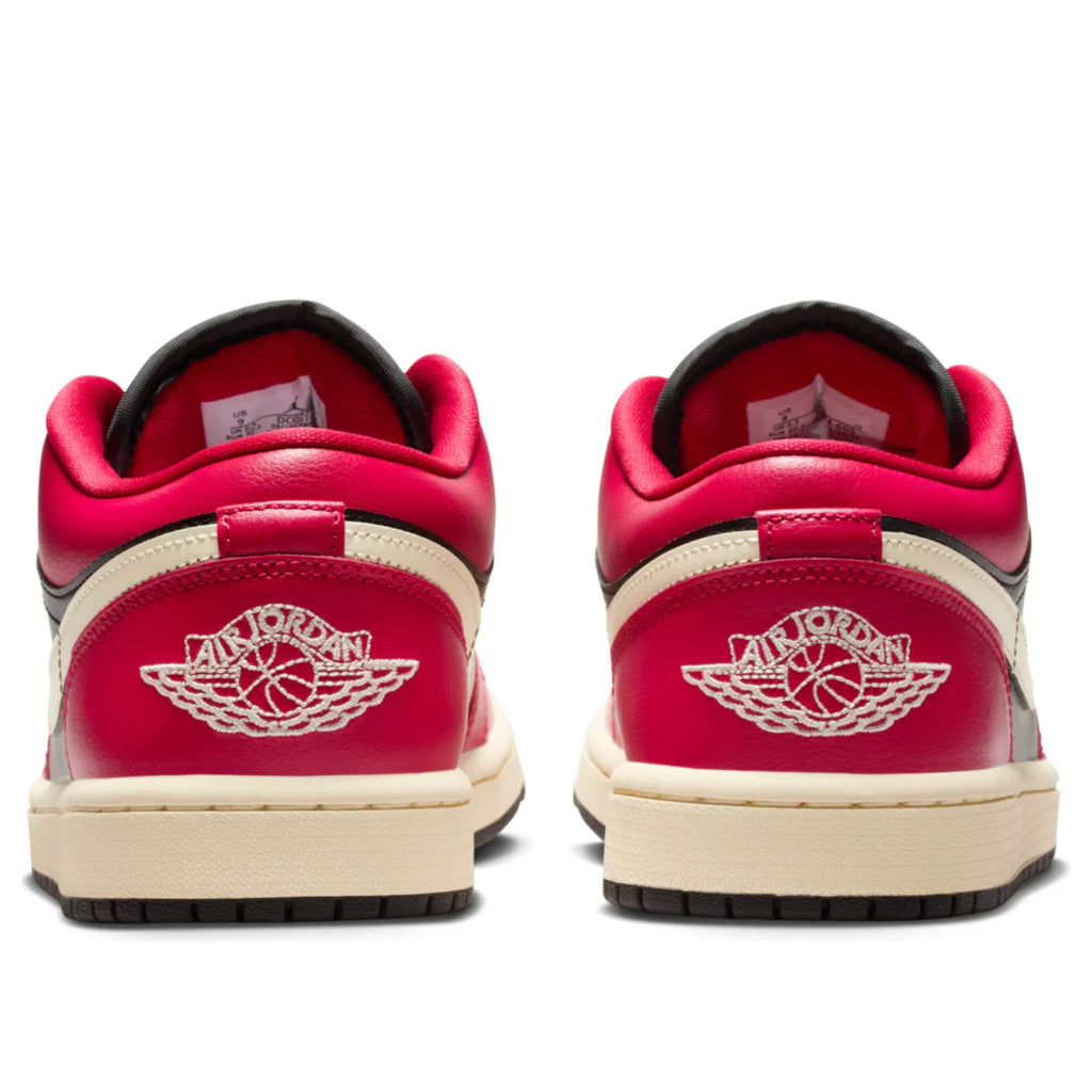 Jordan 1 Low Mystic Hibiscus Black (Women's)