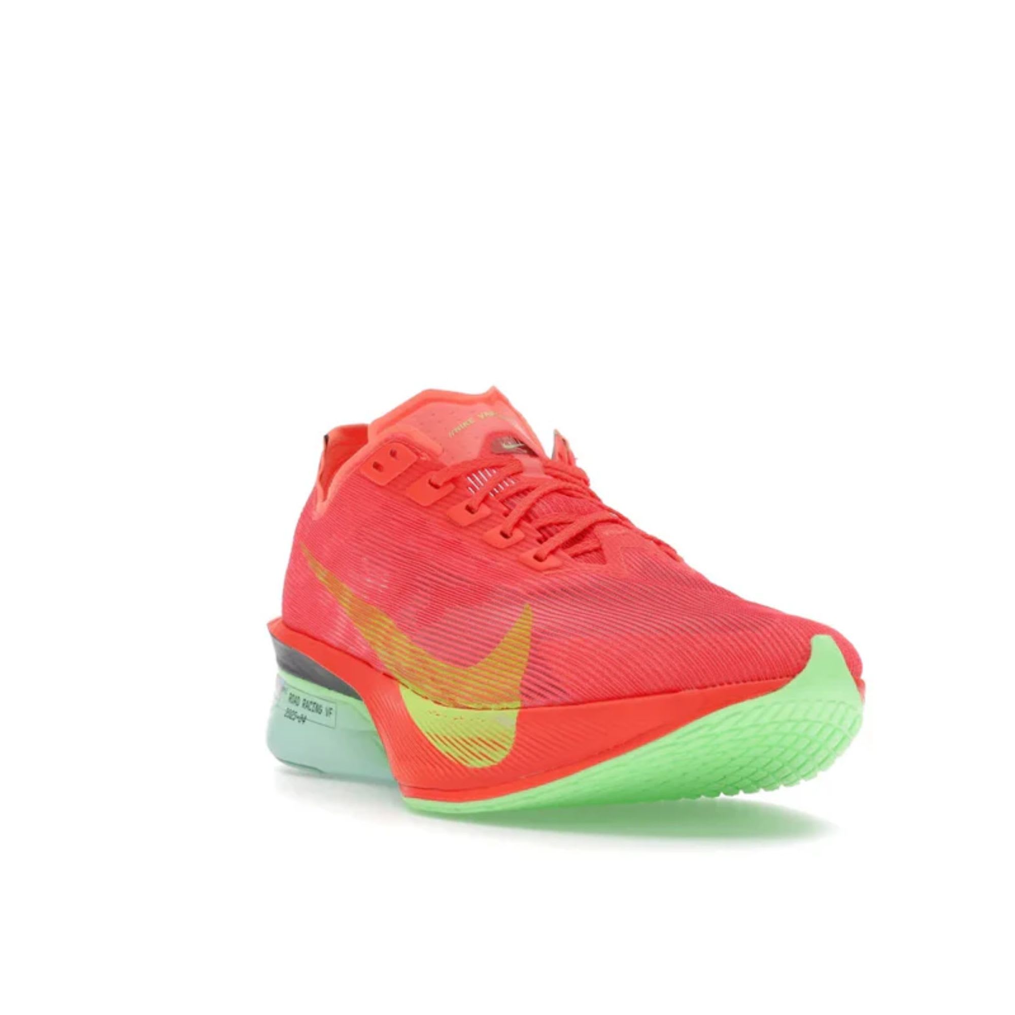 Nike ZoomX Vaporfly Next% 4 Bright Crimson Mint Foam Cave Purple Lime Blast