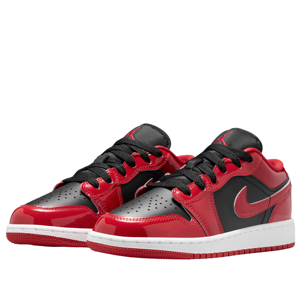 Jordan 1 Low SE Patent Bred Toe (GS)