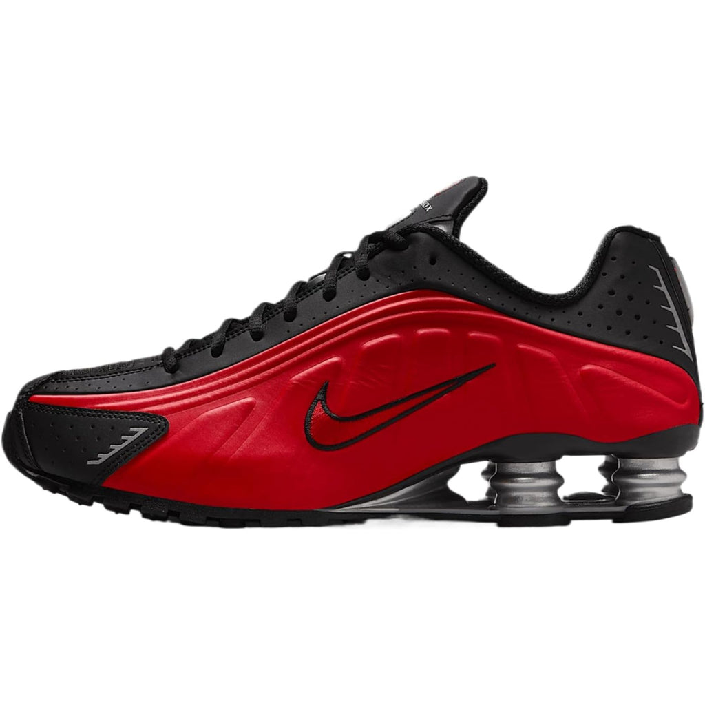 Nike Shox R4 University Red Black Metallic Silver