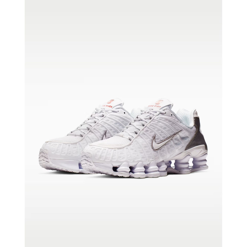 Nike Shox TL White Metallic Silver