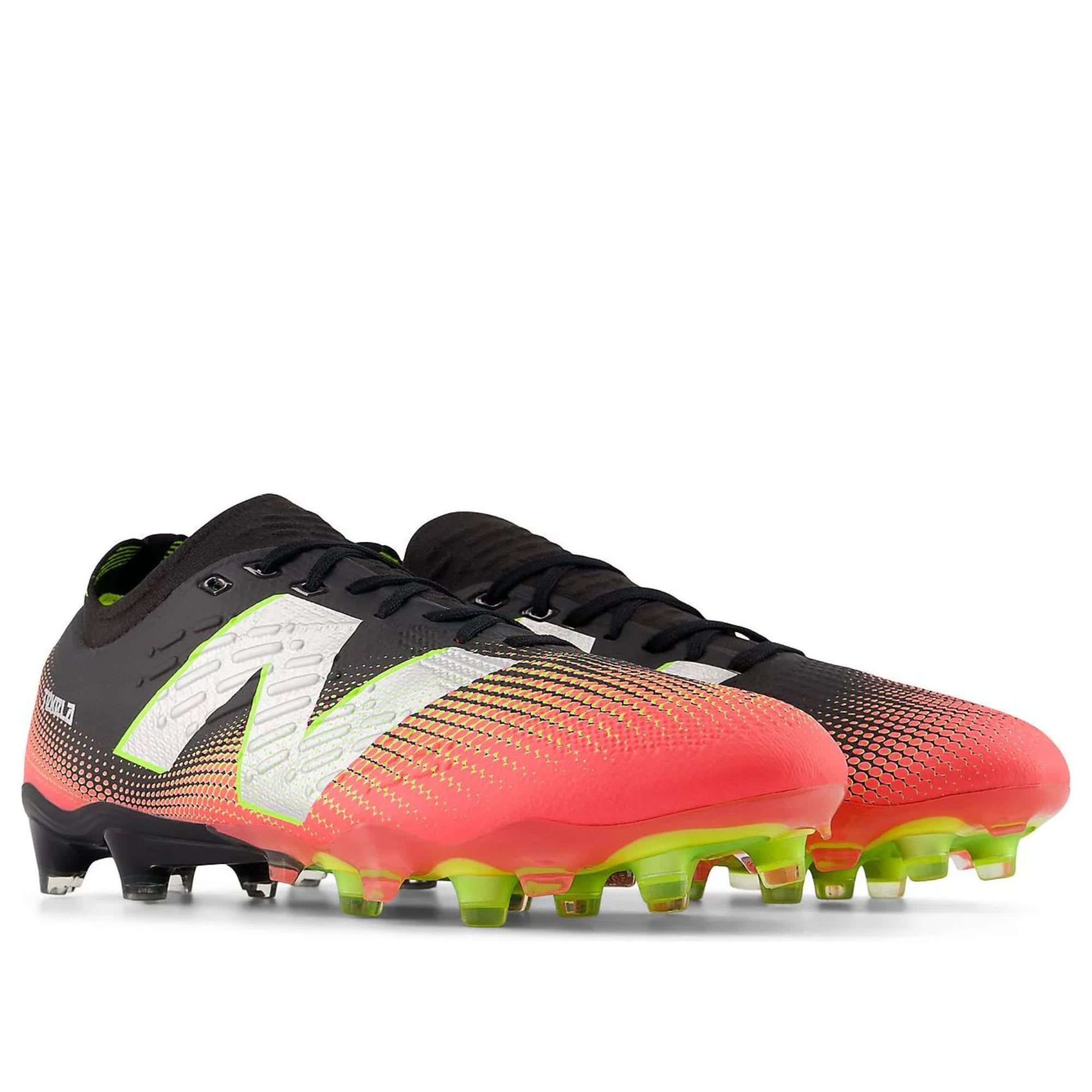 New Balance Tekela Pro Low Laced FG v4 Black Neo Flame Clementine