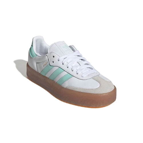 adidas Sambae Cloud White Clear Mint Gold Metallic (GS)