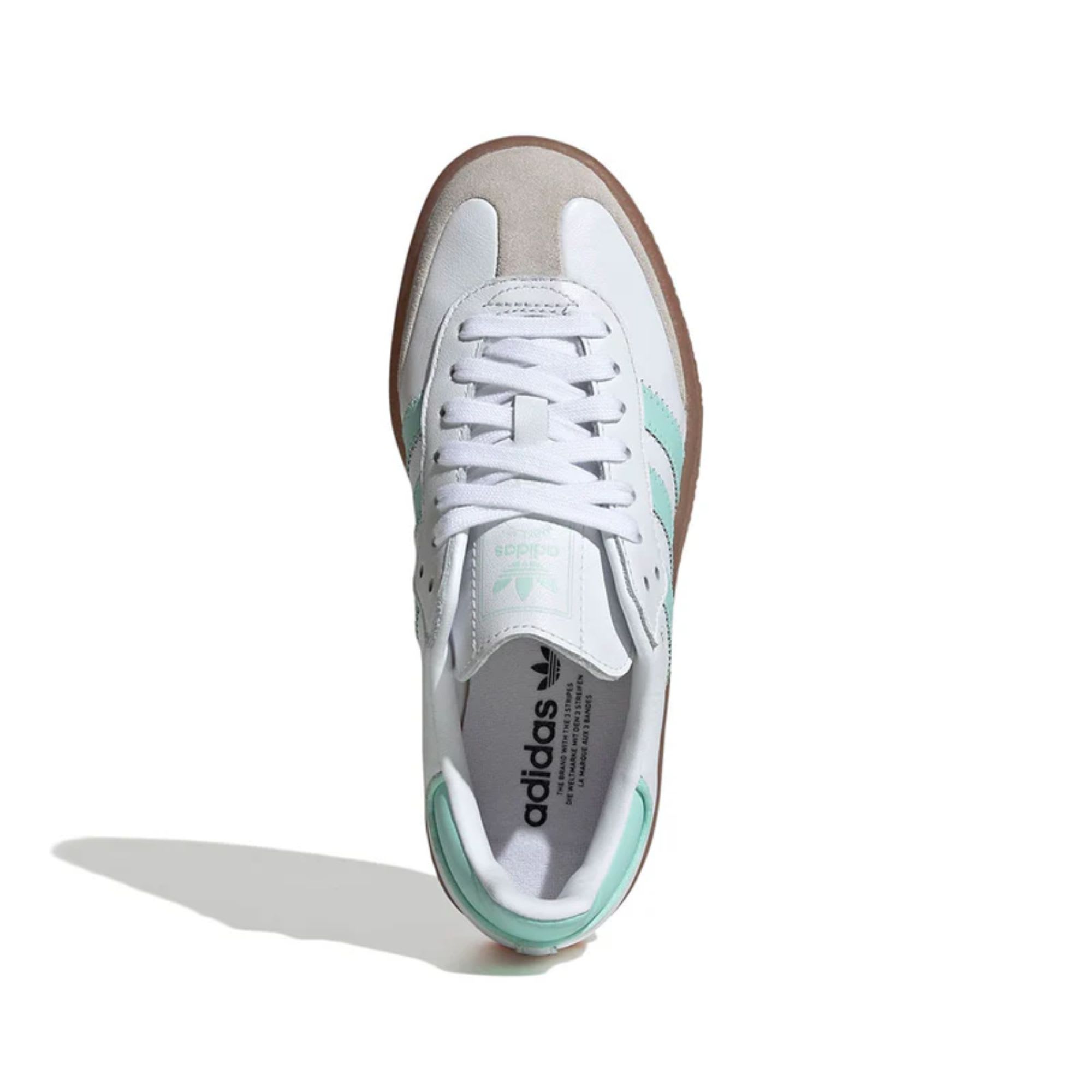 adidas Sambae Cloud White Clear Mint Gold Metallic (GS)