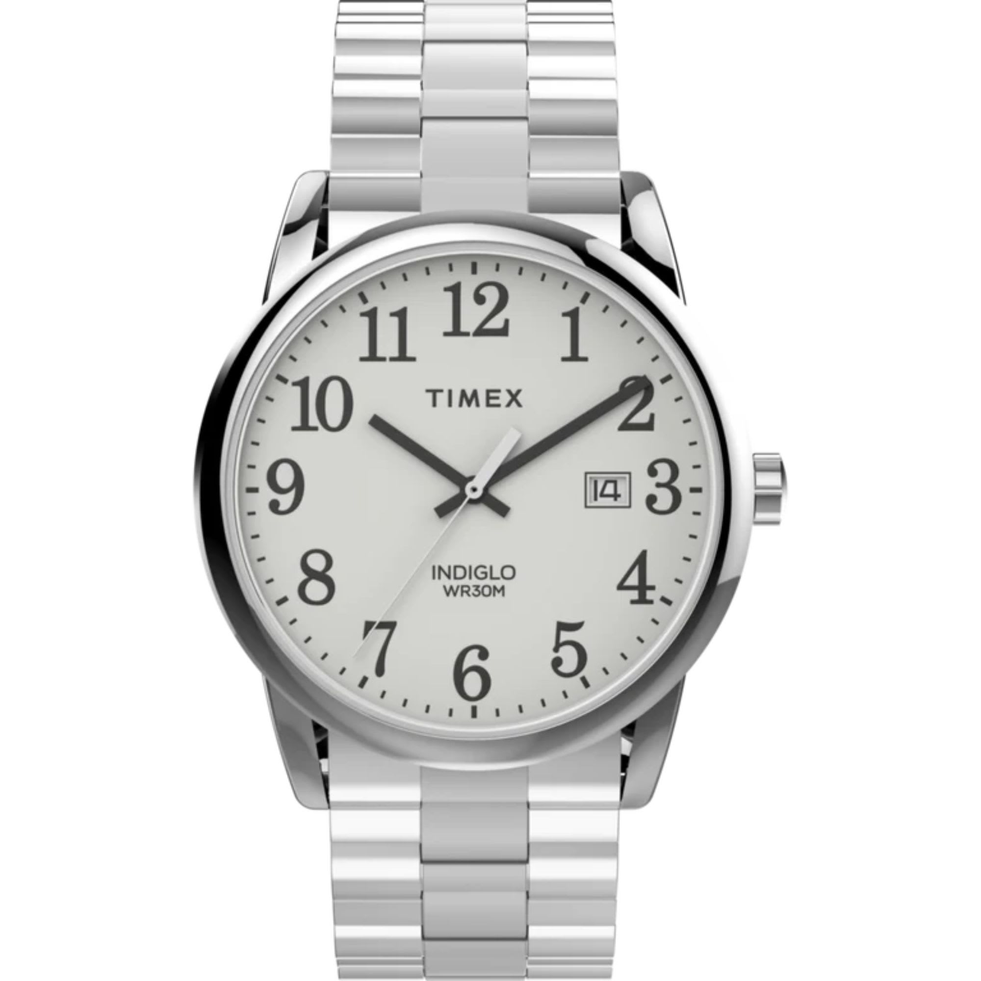 Timex "Easy Reader Date 38mm Expansion Band Watch"
