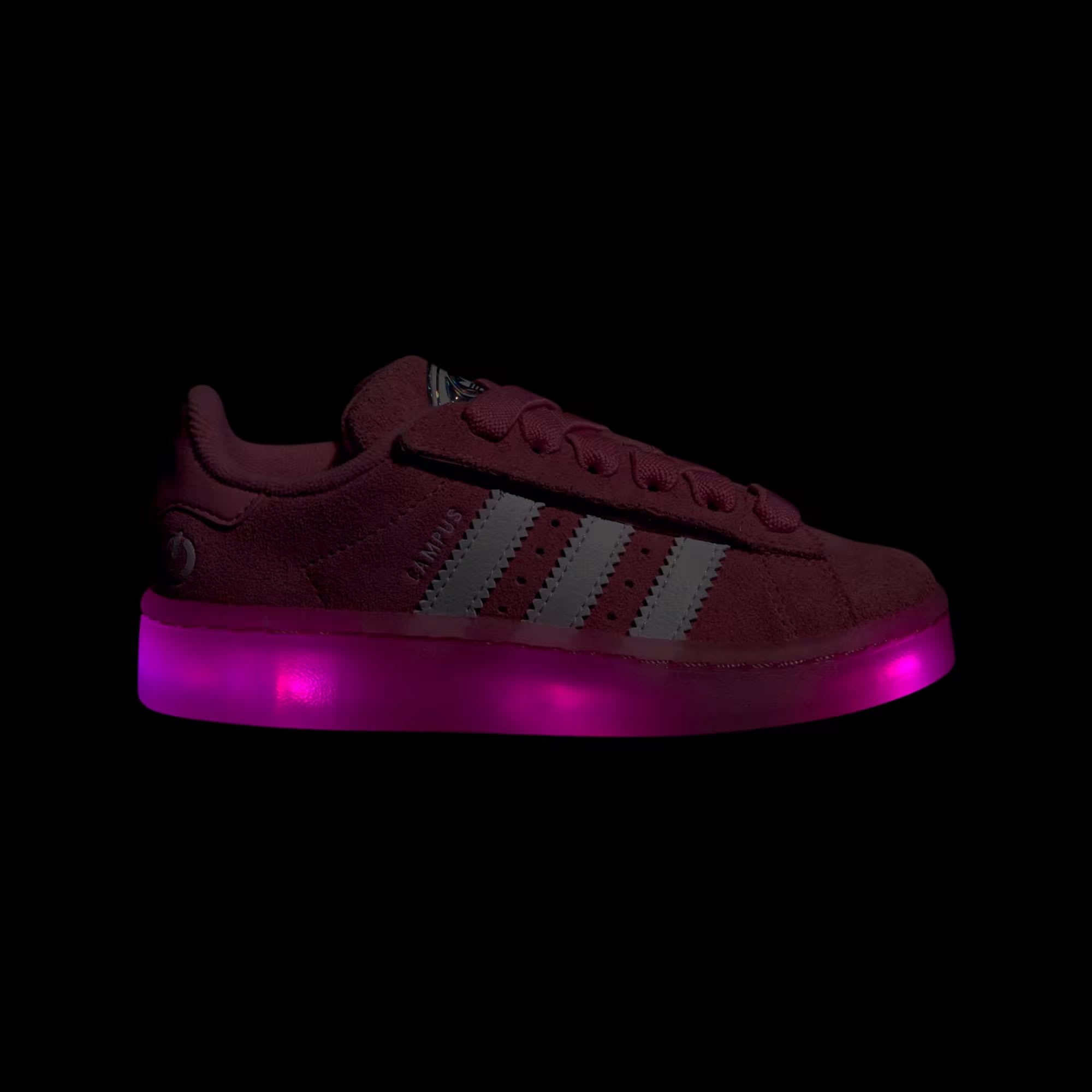 adidas Campus 00s LED Lights Comfort Closure Bliss Pink White Clear Pink (PS)