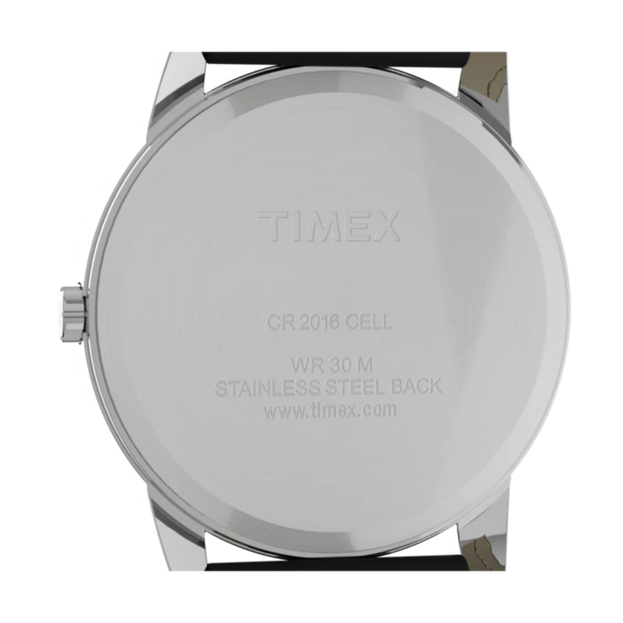 Timex Easy Reader Date 35mm Leather Band