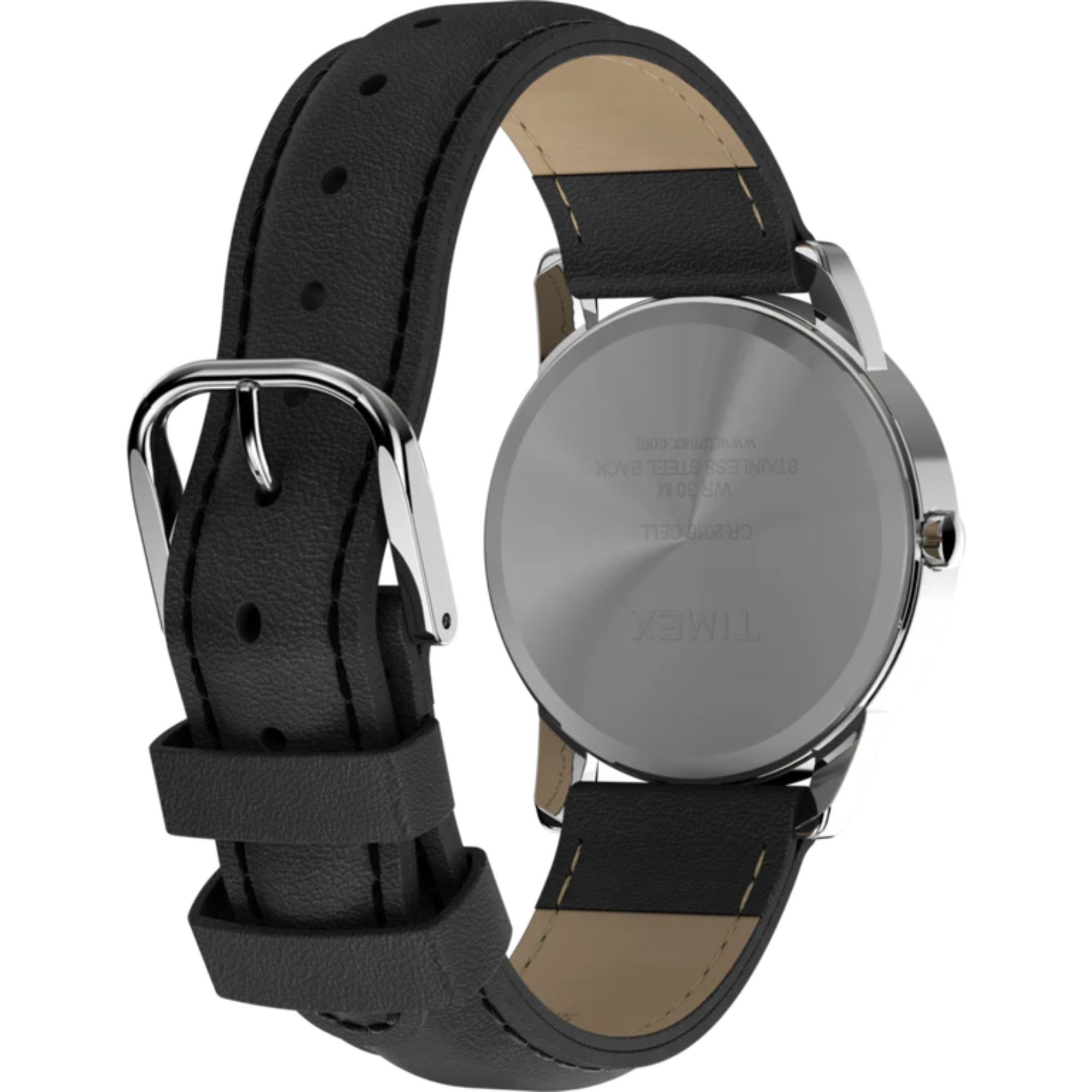 Timex Easy Reader Date 35mm Leather Band