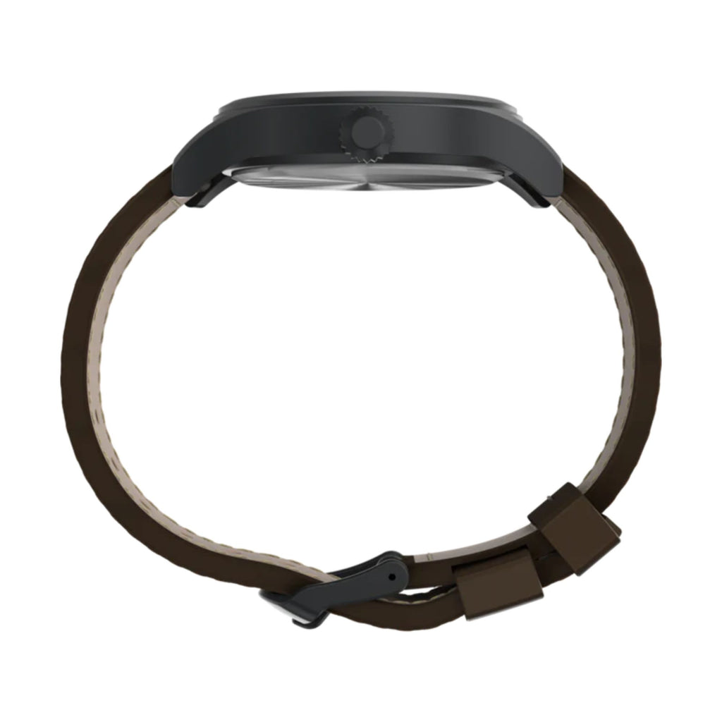 Timex "Expedition Scout 40mm Leather Strap Watch"