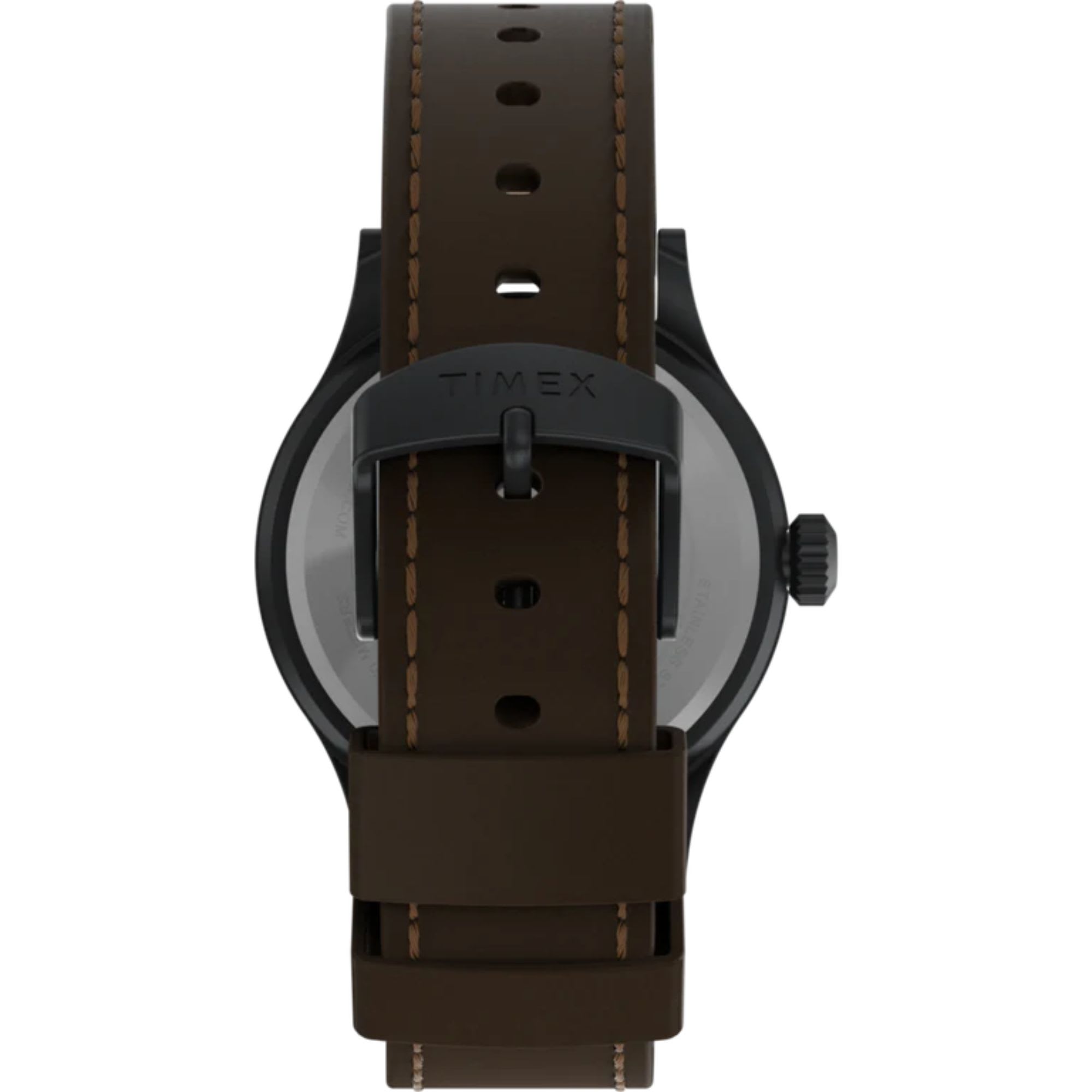 Timex "Expedition Scout 40mm Leather Strap Watch"
