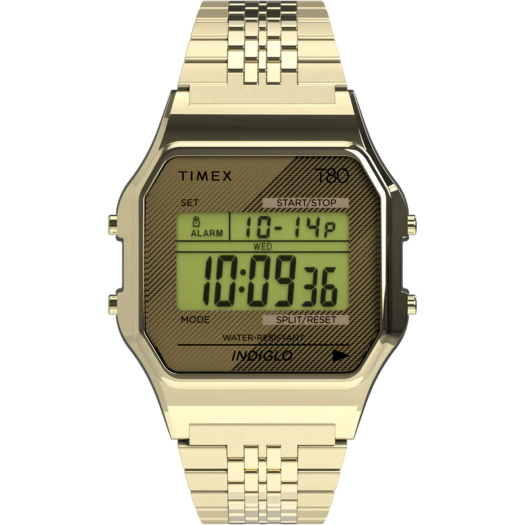 Timex "T80 34mm Stainless Steel Bracelet Watch"