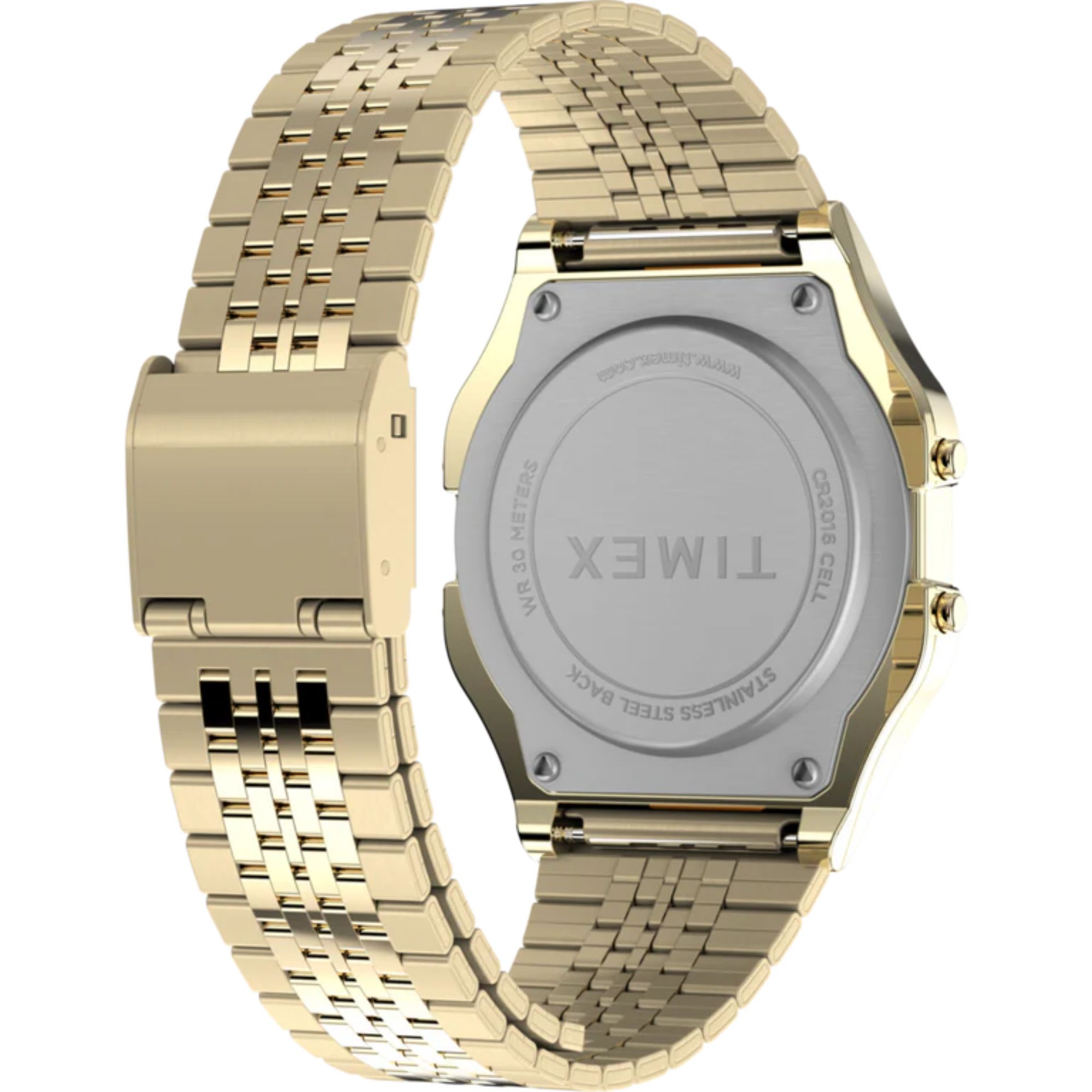 Timex "T80 34mm Stainless Steel Bracelet Watch"
